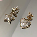 İncili Vintage Gold Çelik Set 