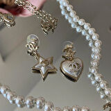 İncili Vintage Gold Çelik Set 