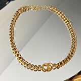 CD Gurmet Gold Çelik Kolye 
