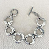 Creo Halkalı Çelik Bileklik