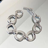 Creo Halkalı Çelik Bileklik