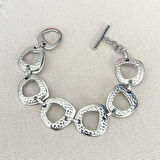 Creo Halkalı Çelik Bileklik