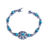 Aria Stone Serisi Elips Gümüş Bileklik