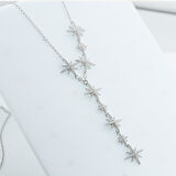 Kutup Yıldızı Gümüş Kolye