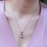 Zircon Taşlı Gümüş Otantik Set