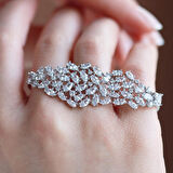 Zirkon Taşlı Tasarım Yüzük