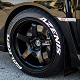 Falken Azenis Beyaz Kalıcı Lastik Yazısı Falken Azenis Sticker 4 Kit
