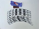 Nitto Invo Beyaz Kalıcı Lastik Yazısı Nitto Invo Sticker 4 Kit