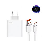 Poco X3 Pro X3 NFC X5 5G Uyumlu 33W Süper Hızlı Şarj Aleti Seti Şarj Adaptörü ve Usb to Type-c Kablo