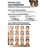 Avon Power Stay Mat Fondöten 30ml. 210N Light Beige