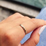 İskoçya Aşk ve Sadakat Yüzüğü 14 Ayar Sarı Altın 14 Ayar Evlilik Yüzük-Evlilik Alyansı -Modern Alyans -Tarz Tasarım Alyans-Hediye Spor Yüzük