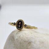0,55 CT Brown (Smoky) 0,10CT Pırlanta Taşlı Evlilik Teklifi Yüzüğü-Brown Tektaş 14 Ayar Altın Yüzük