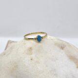 0,40 CT Firuze Taşlı Tektaş 14 Ayar Altın Yüzük-Tektaş Altın Yüzük-Hediye Gümüş Altın-Tasarım Yüzük