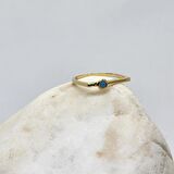 0,25CT Pırlanta Montörü(Firuze Taşlı)Kare Kol Tasarım 14 Ayar Altın Hediye Kadın Modern Tektaş Yüzük