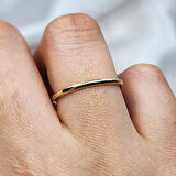 925 Ayar Klasik İçi Dolu 1.5 Mm Sarı Gümüş Alyans