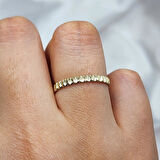 Gümüş Yüzük - Gösterişli Geometrik Kesim Modern Tasarım 925 Ayar Gümüş Yüzük 