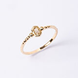 Gümüş Yüzük - Mini Baget Swarovski Taşlı Minimal Özel Tasarım 925 Ayar Gümüş Yüzük