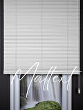 Beyaz 25 MM Redektörlü Ahşap  Jaluzi Perde