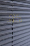 Antrasit Cam Balkon Ve Ofis Plisse Perde(Plain007)