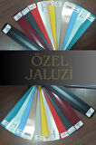 Siyah 25 MM Metal  Jaluzi