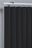 Siyah Blackout Dikey Perde  Döndürülebilen Tam Açık Ya Da Tam Kapalı   Kumaş Dikey