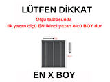 Antrasit blakout (karartma) stor perde