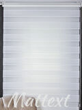 Beyaz modern  Zebra Perde  Byz3010