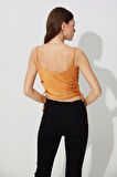Taba Yanları Büzgülü Askılı Büstiyer SS23CT4735TA