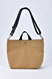 Camel (Deve Tüyü) Loop Tote Bag Çanta