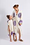 Naturel Mandala Kimono &Çocuk Panço Set 