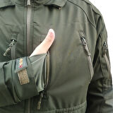 11 Cepli Softshell Mont Haki, Softshell Su, Soğuk Geçirmez Mont