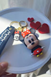 Sevimli Minie Mouse 3 boyutlu 1.Kalite Silikon Anahtarlık- Hediyelik -Çanta Süs Aksesuarı 