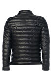 Sivaist Erkek Siyah Slim Fit İçi Kalın Kürklü Su İtici Şişme Deri Ceket & Mont