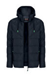 SİVAİST YENİ SEZON ERKEK LACİVERT SU VE RÜZGAR GEÇİRMEZ KAPÜŞONLU KALIN İÇİ KÜRKLÜ ŞİŞME KABAN&MONT