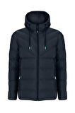 SİVAİST YENİ SEZON ERKEK LACİVERT SU VE RÜZGAR GEÇİRMEZ KAPÜŞONLU KALIN İÇİ KÜRKLÜ ŞİŞME KABAN&MONT