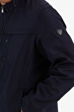 Yeni Sezon Erkek Lacivert İki İç Cepli Su Ve Rüzgar Geçirmez Mevsimlik&Yazlık Mont