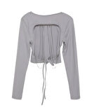 Zincir Detaylı Bağlamalı Bluz