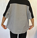 Siyah Garnili Oversize Takım