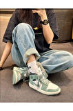 Air Jordan 1 Mid Bred Toe (W) Unisex Spor Ayakkabı