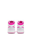 Air Jordan 1 Mid Bred Toe (W) Unisex Spor Ayakkabı