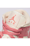 Air Jordan 1 Mid Bred Toe (W) Unisex Spor Ayakkabı