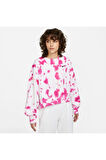 Sportswear Fleece Tie Dye Crew (OVERSİZE) Kadın Sweatshirt-dm6357-621