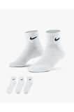 Sx7667-100 Everyday Cush Ankle Sports 3 Pack Erkek Spor Çorap