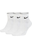 Sx7667-100 Everyday Cush Ankle Sports 3 Pack Erkek Spor Çorap