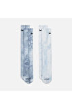 Everyday Plus Cushioned Tie-Dye Crew (2 Pairs) Unisex Çorap