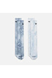 Everyday Plus Cushioned Tie-Dye Crew (2 Pairs) Unisex Çorap