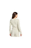 Kadın Günlük Ceket W Nsw Nk Chll Knt Rib Fz Crdgn FN3682-104 Krem