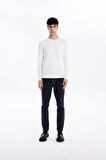 Bisiklet Yaka Slim Fit Basic Erkek Triko Kazak
