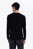 Bisiklet Yaka Slim Fit Basic Erkek Triko Kazak