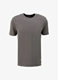 Bisiklet Yaka Kol Ucu Duble Slim Fit Erkek T-shirt